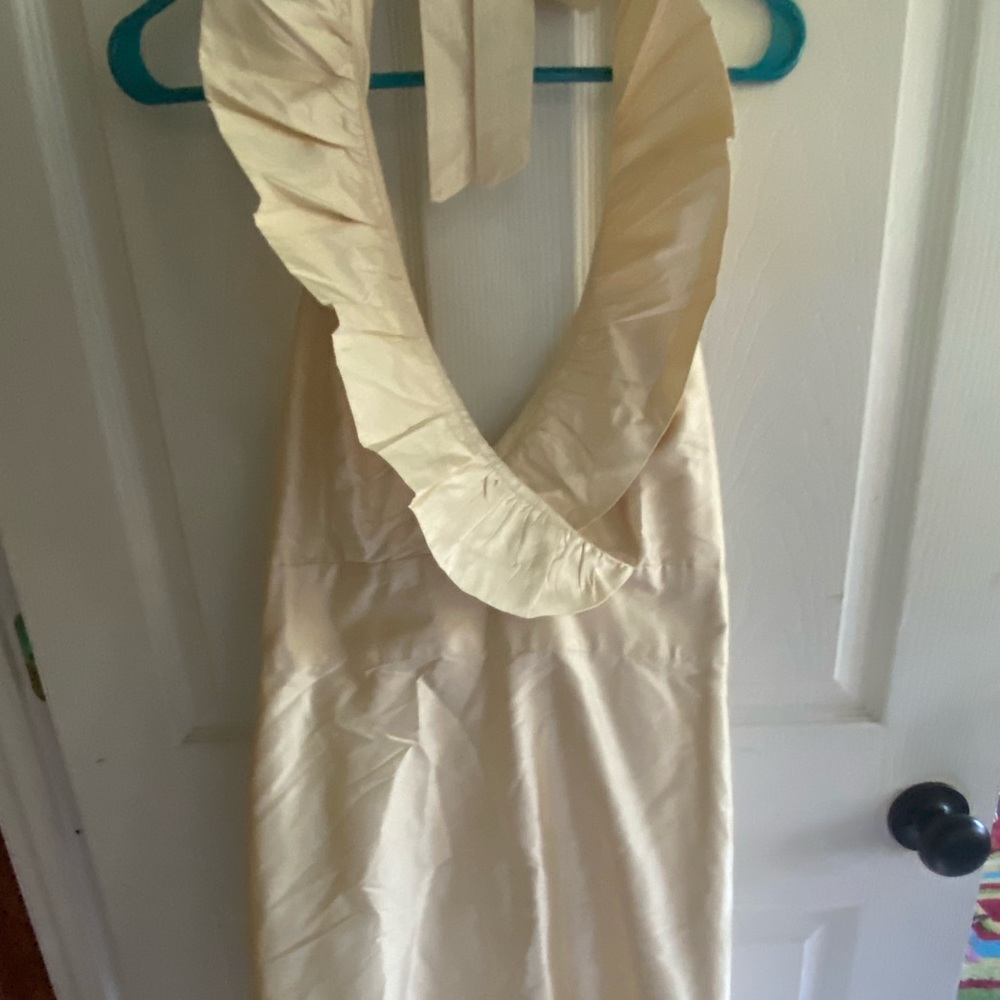 LulaKate silk halter dress